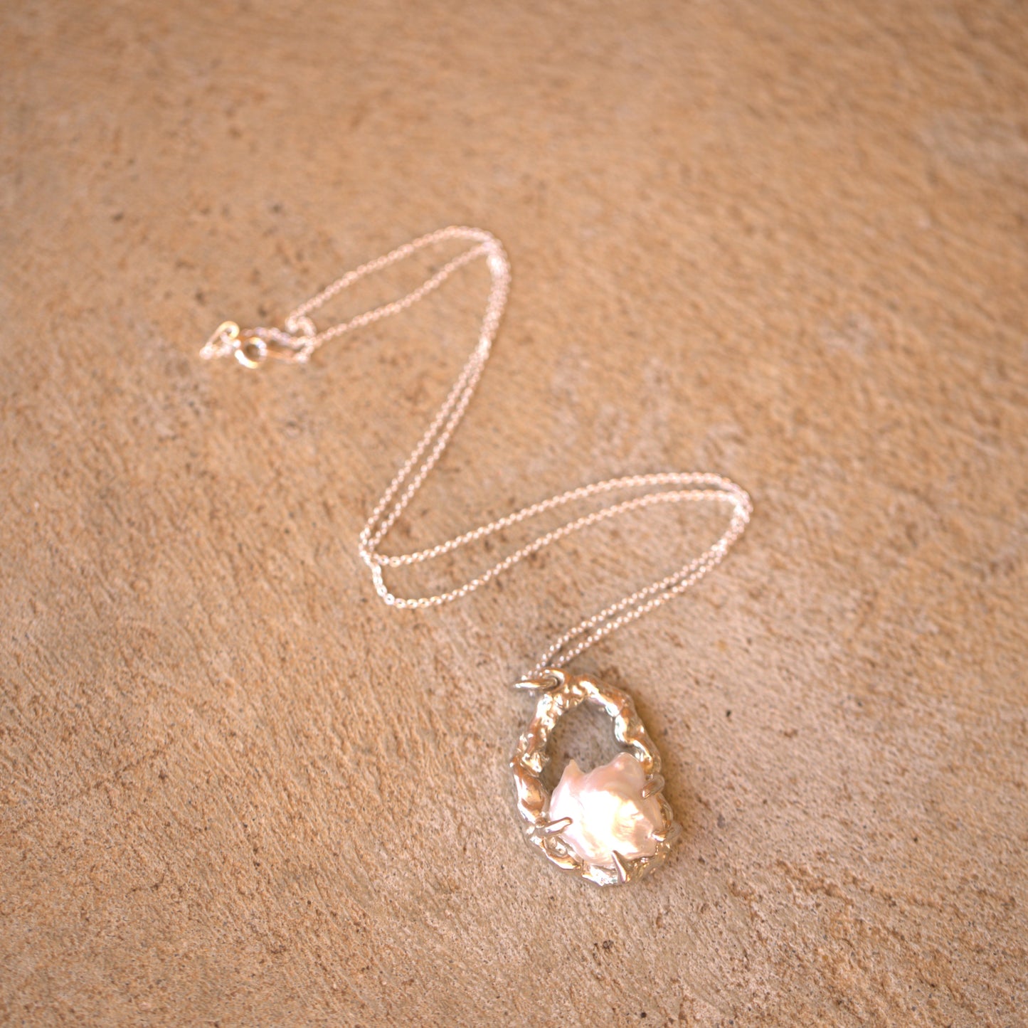 Molten Pearl Necklace