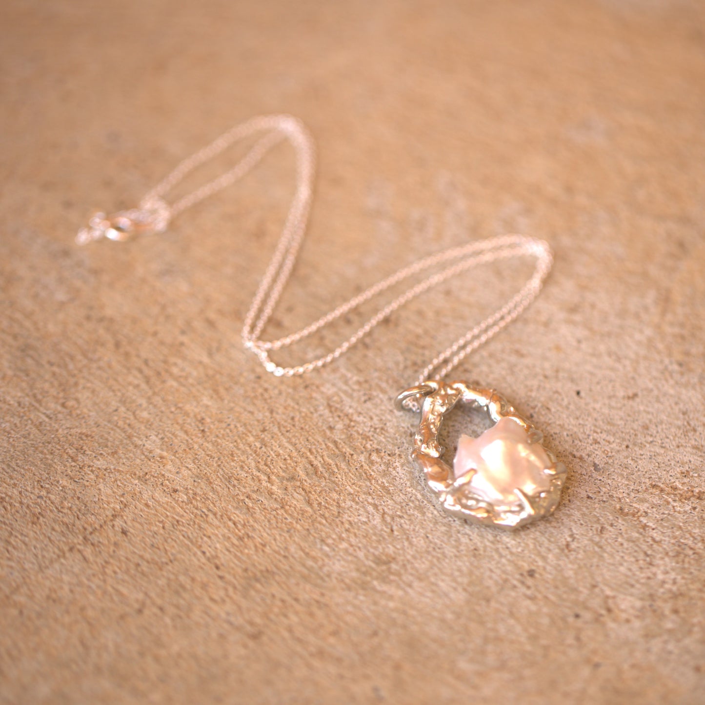 Molten Pearl Necklace