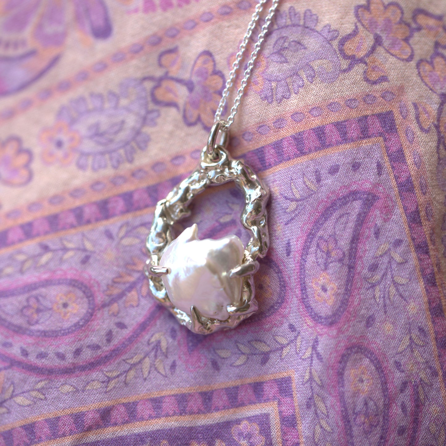 Molten Pearl Necklace