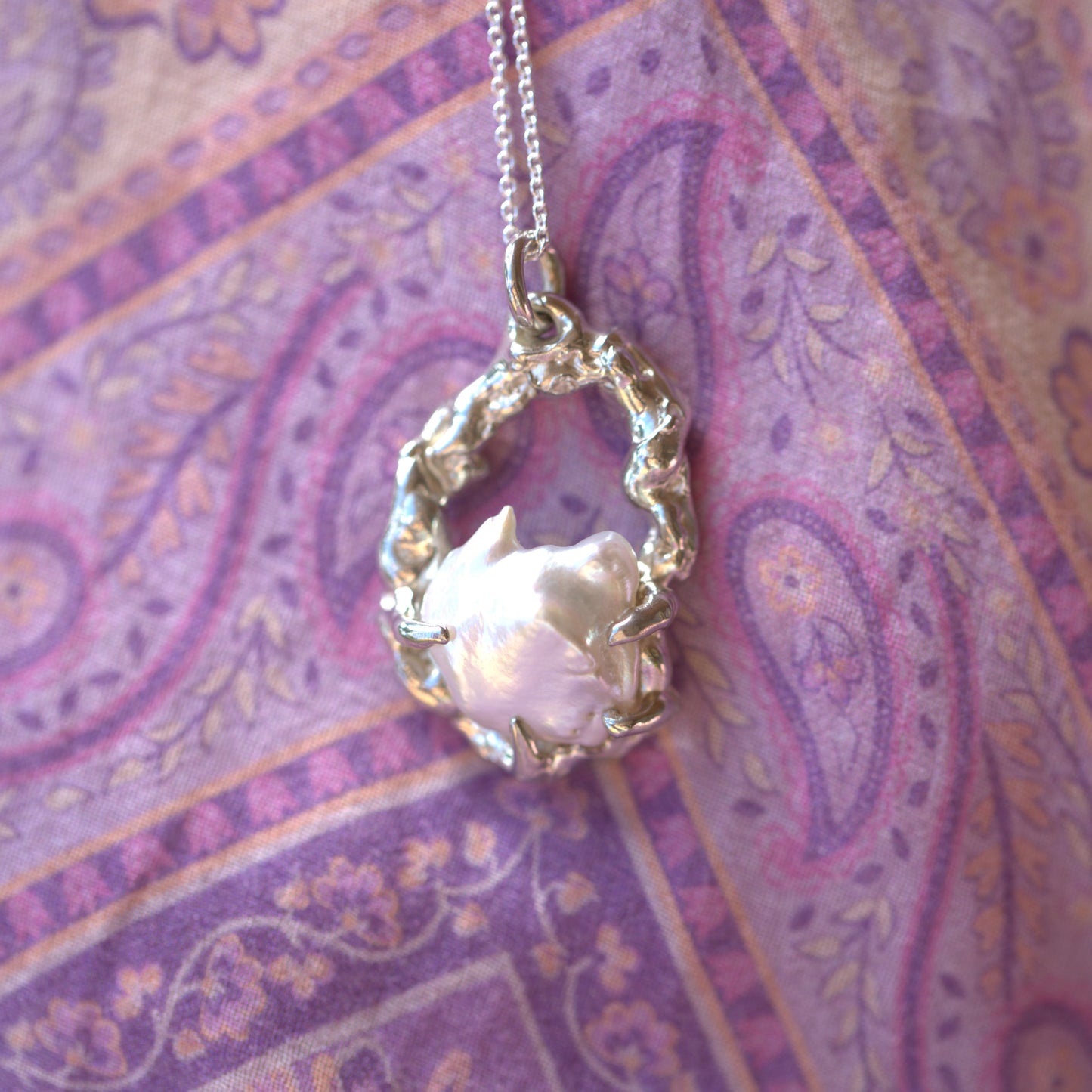 Molten Pearl Necklace
