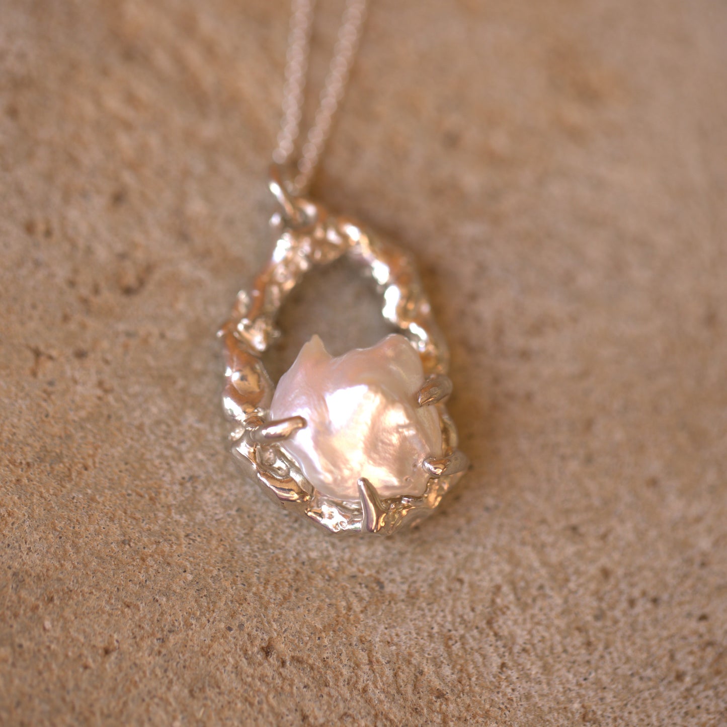 Molten Pearl Necklace