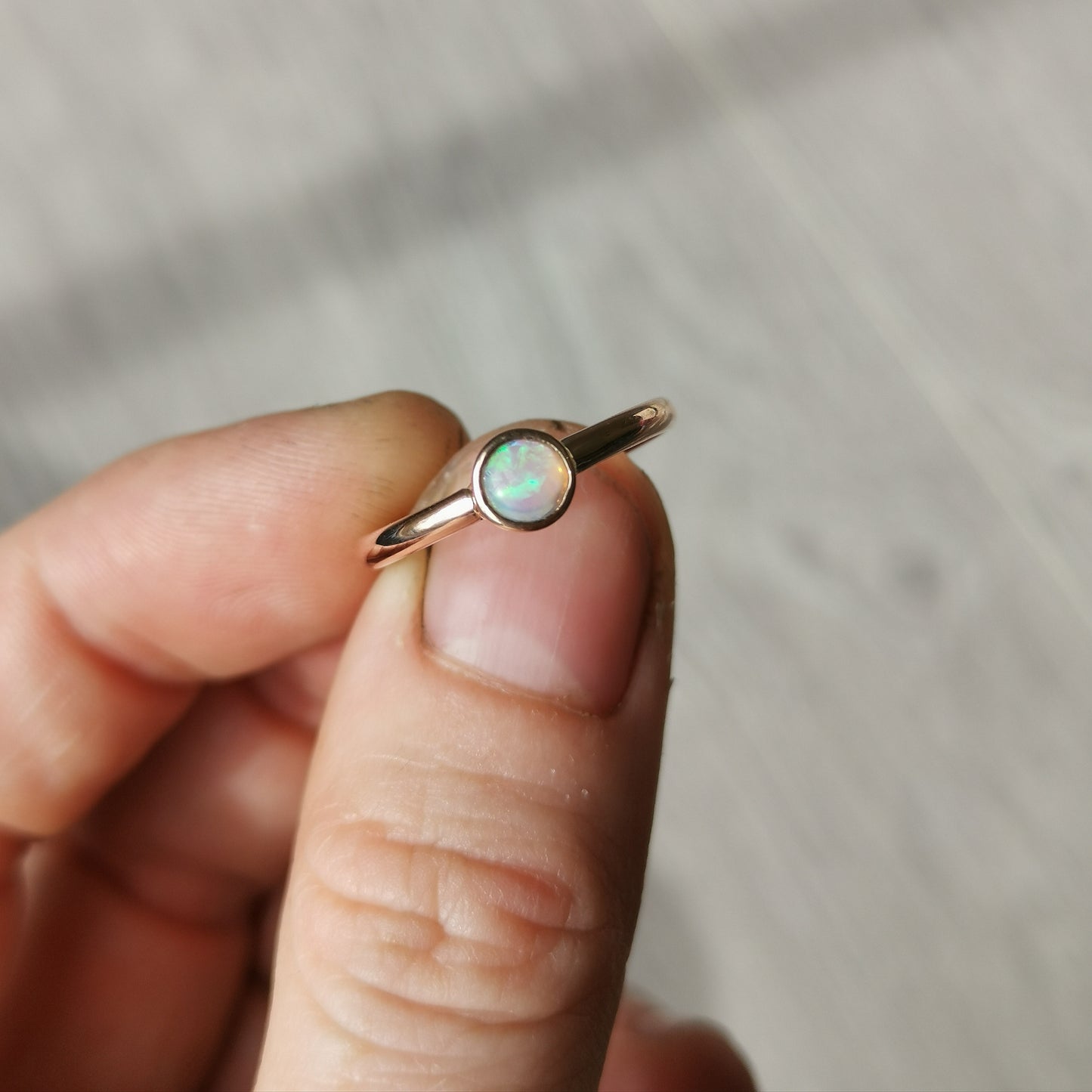 Mini Rose Gold Opal